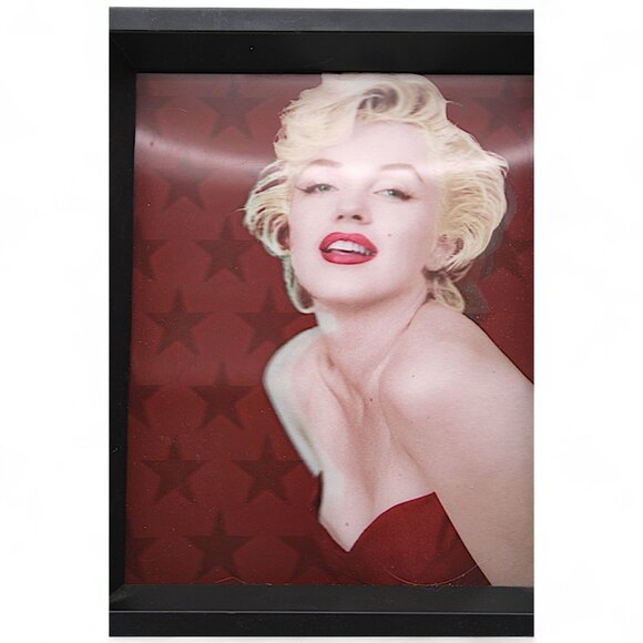 Marilyn Monroe-Stars 8x10 3D Shadowbox Wall Art With Black Frame - Picture 2 of 4